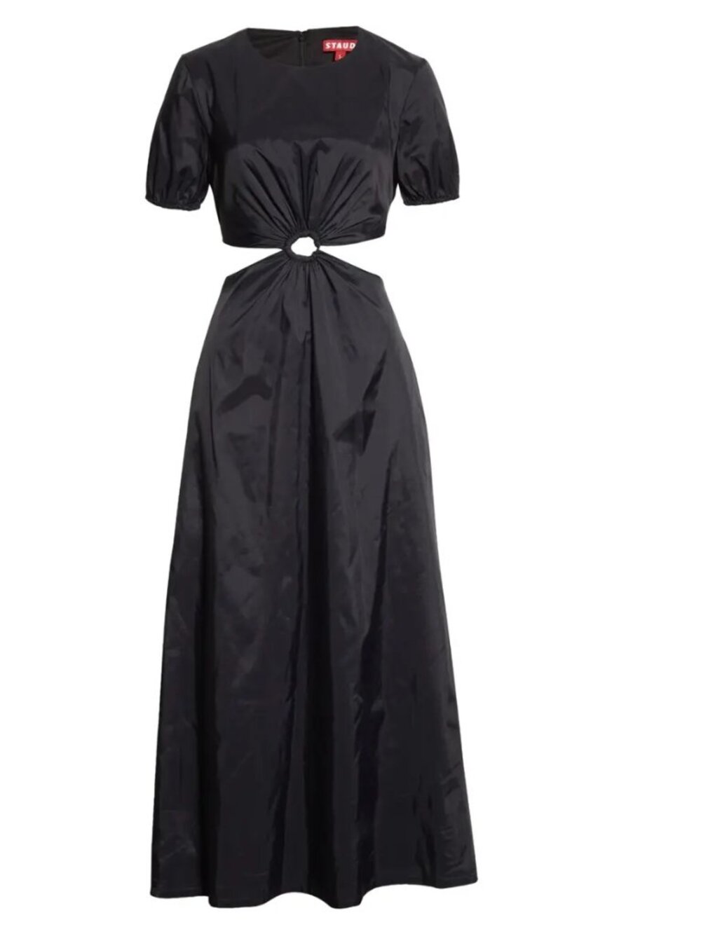 Staud Calypso Cutout Maxi Dress in Black Size Med